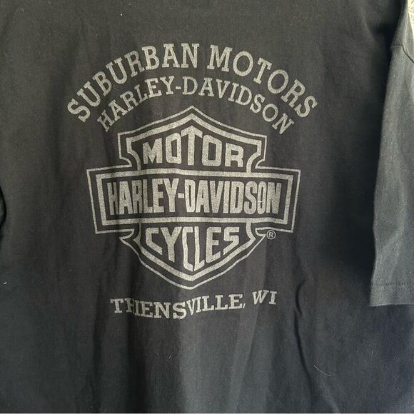 Harley Davidson Men’s Black Tee Shirt NWT - Picture 9 of 13